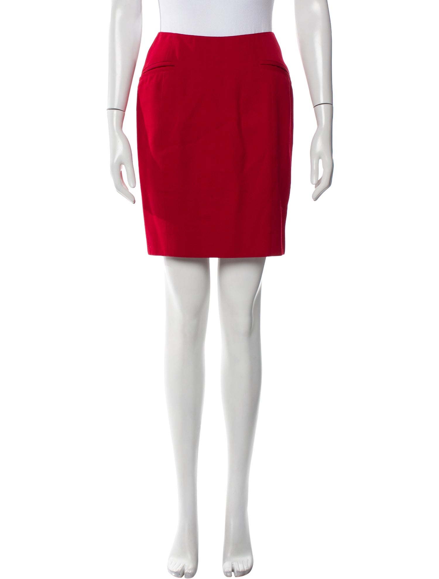 Claude Montana Wool Mini Skirt