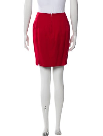 Claude Montana Wool Mini Skirt