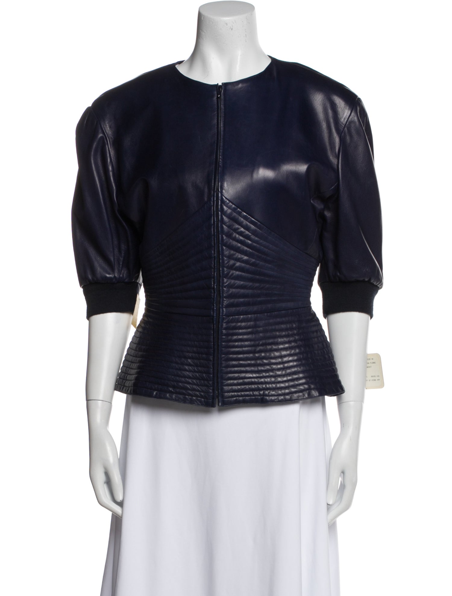 Claude Montana Lamb Leather Evening Jacket w/ Tags