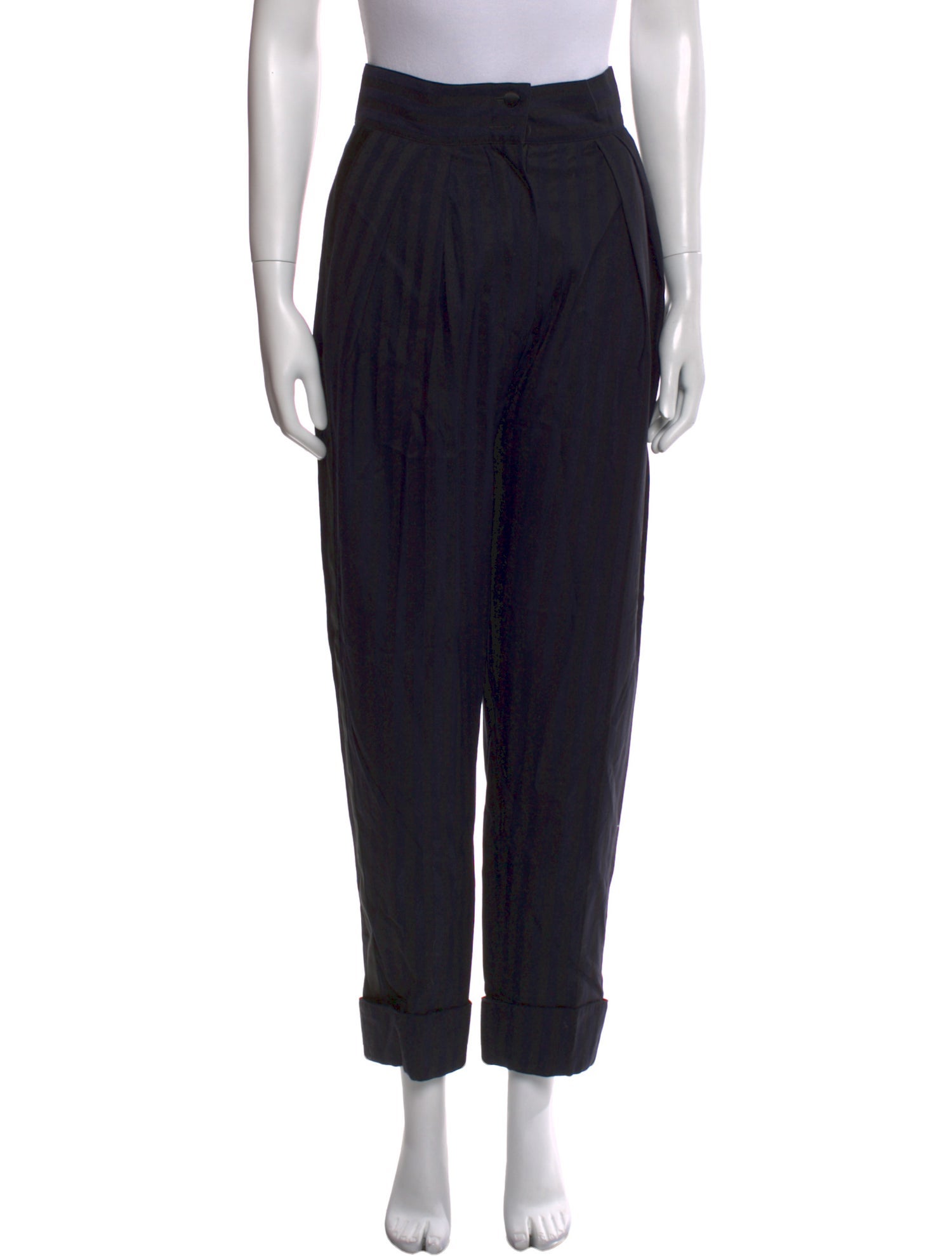 Claude Montana Wool Straight Leg Pants
