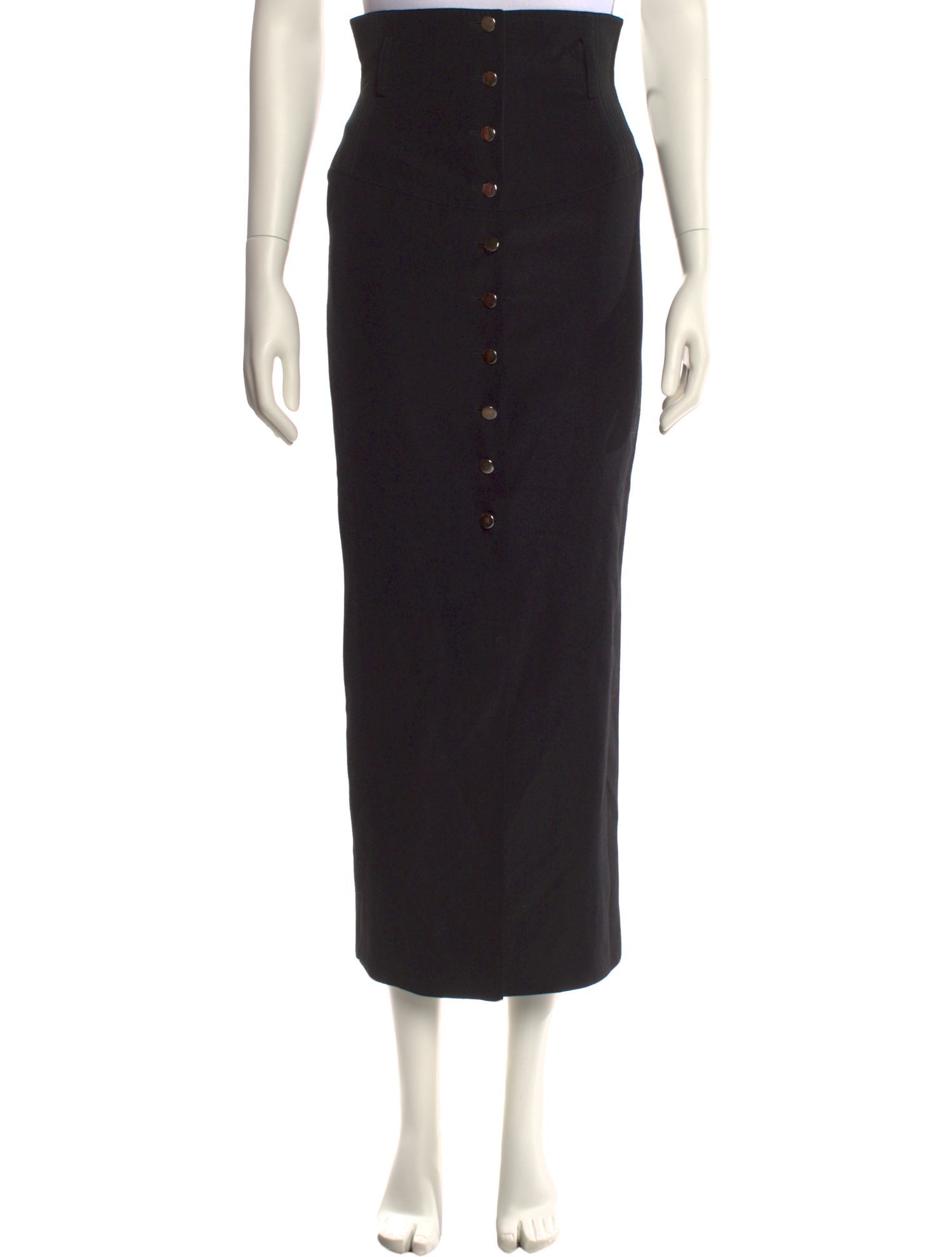 Claude Montana Vintage Midi Length Skirt