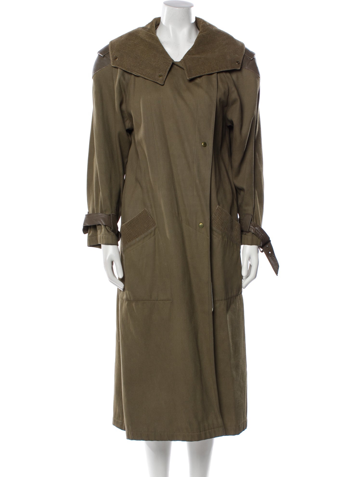 Claude Montana Vintage 1980's Trench Coat