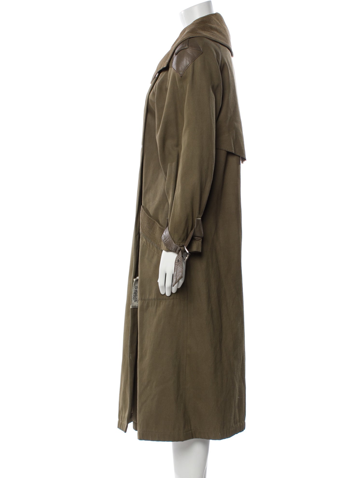 Claude Montana Vintage 1980's Trench Coat