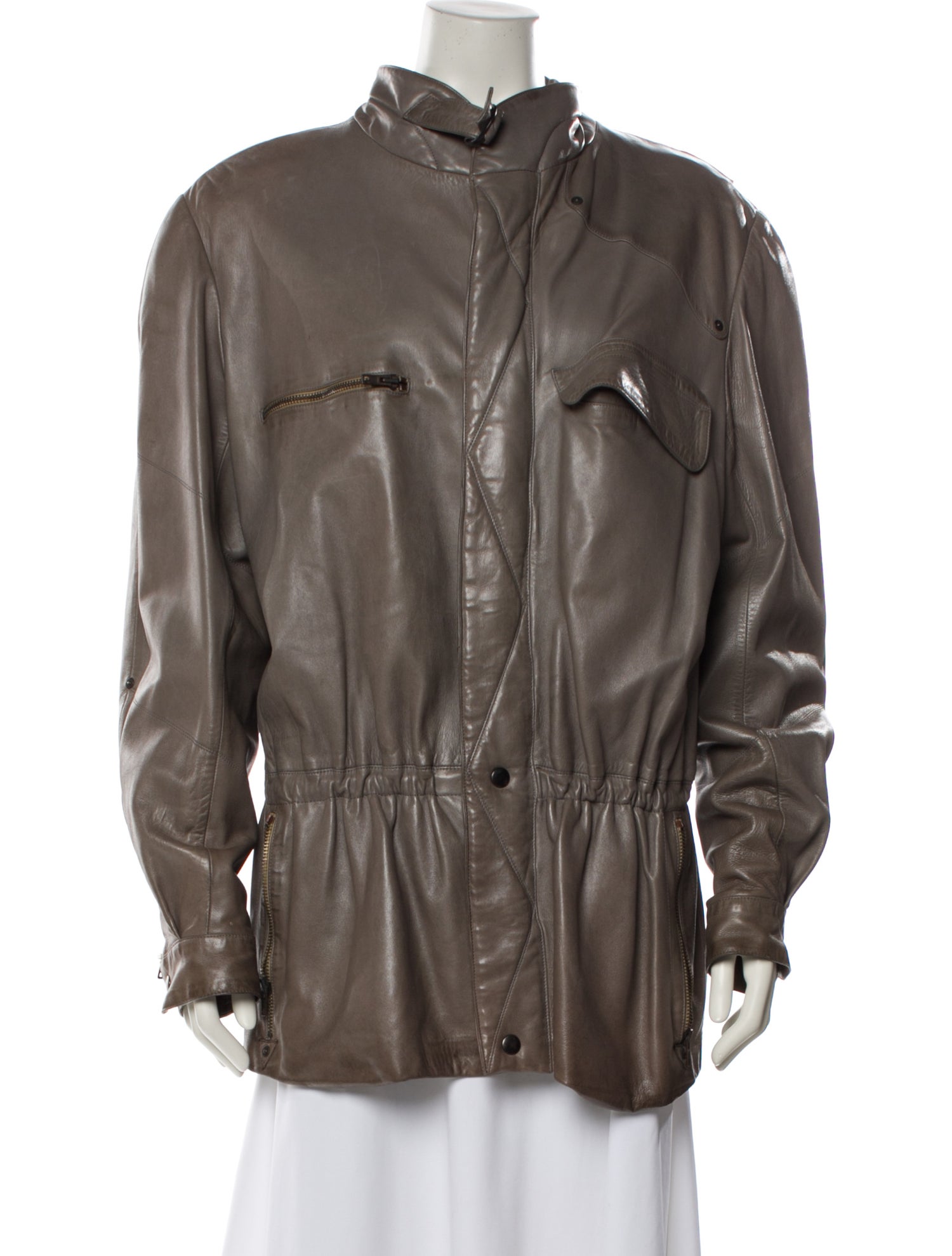 Claude Montana Lamb Leather Biker Jacket