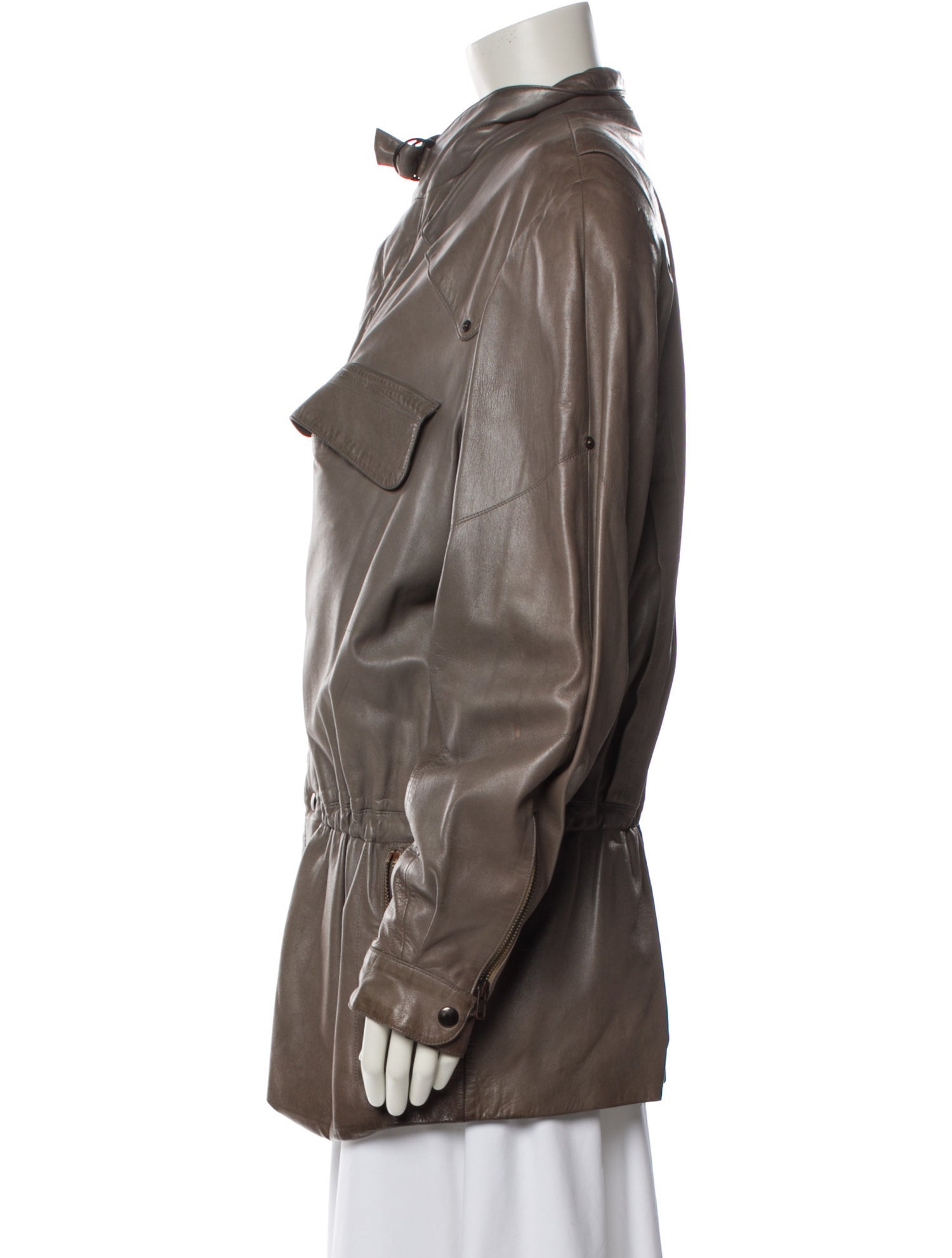 Claude Montana Lamb Leather Biker Jacket