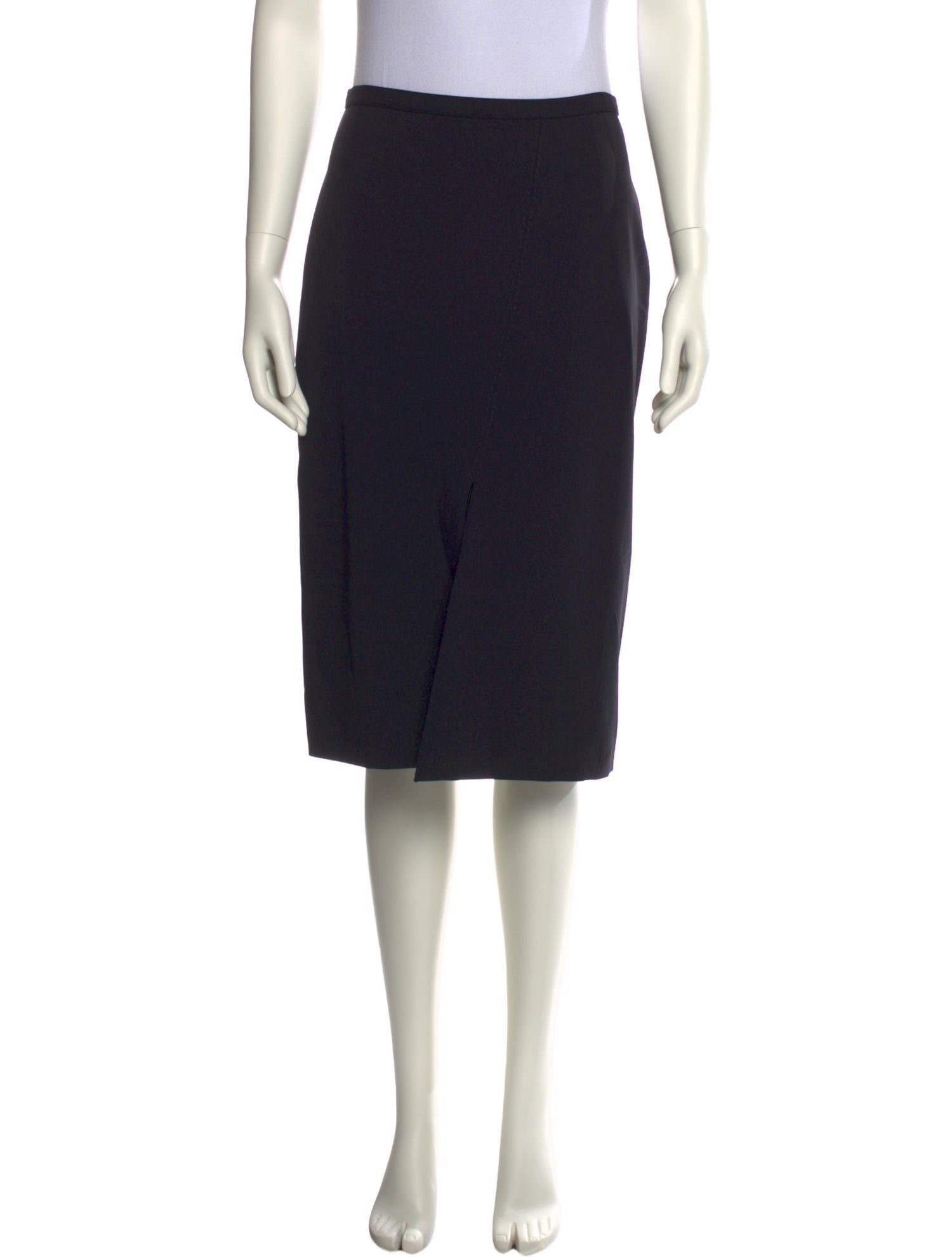 Claude Montana Nylon Knee-Length Skirt