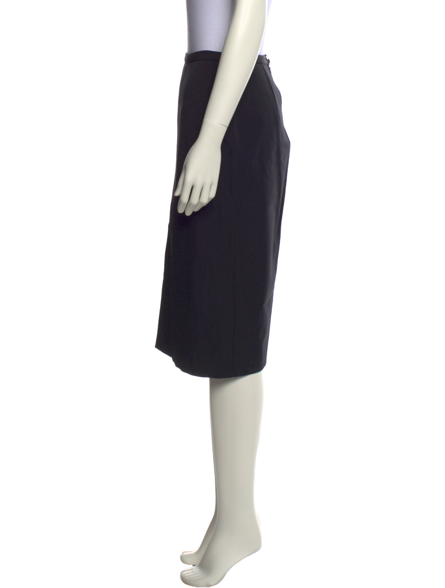 Claude Montana Nylon Knee-Length Skirt