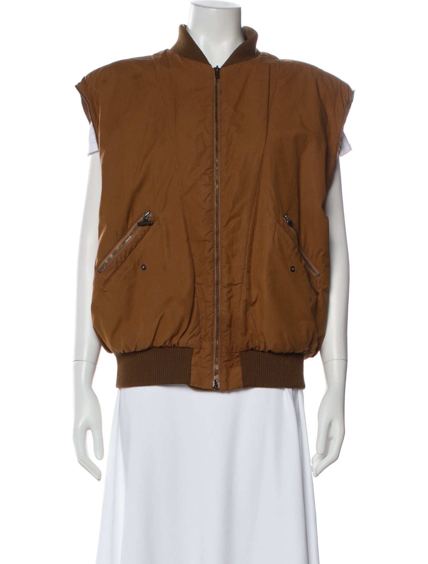 Claude Montana Colorblock Pattern Vest