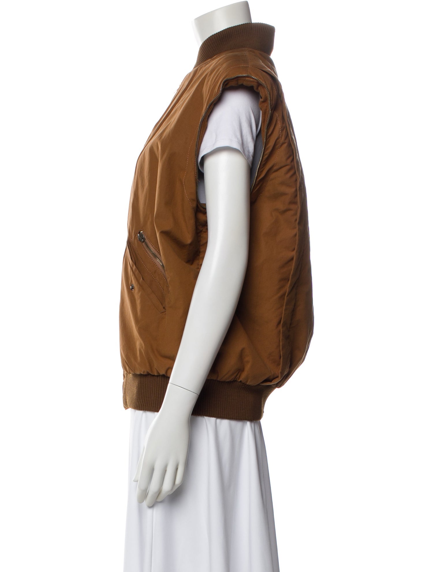 Claude Montana Colorblock Pattern Vest