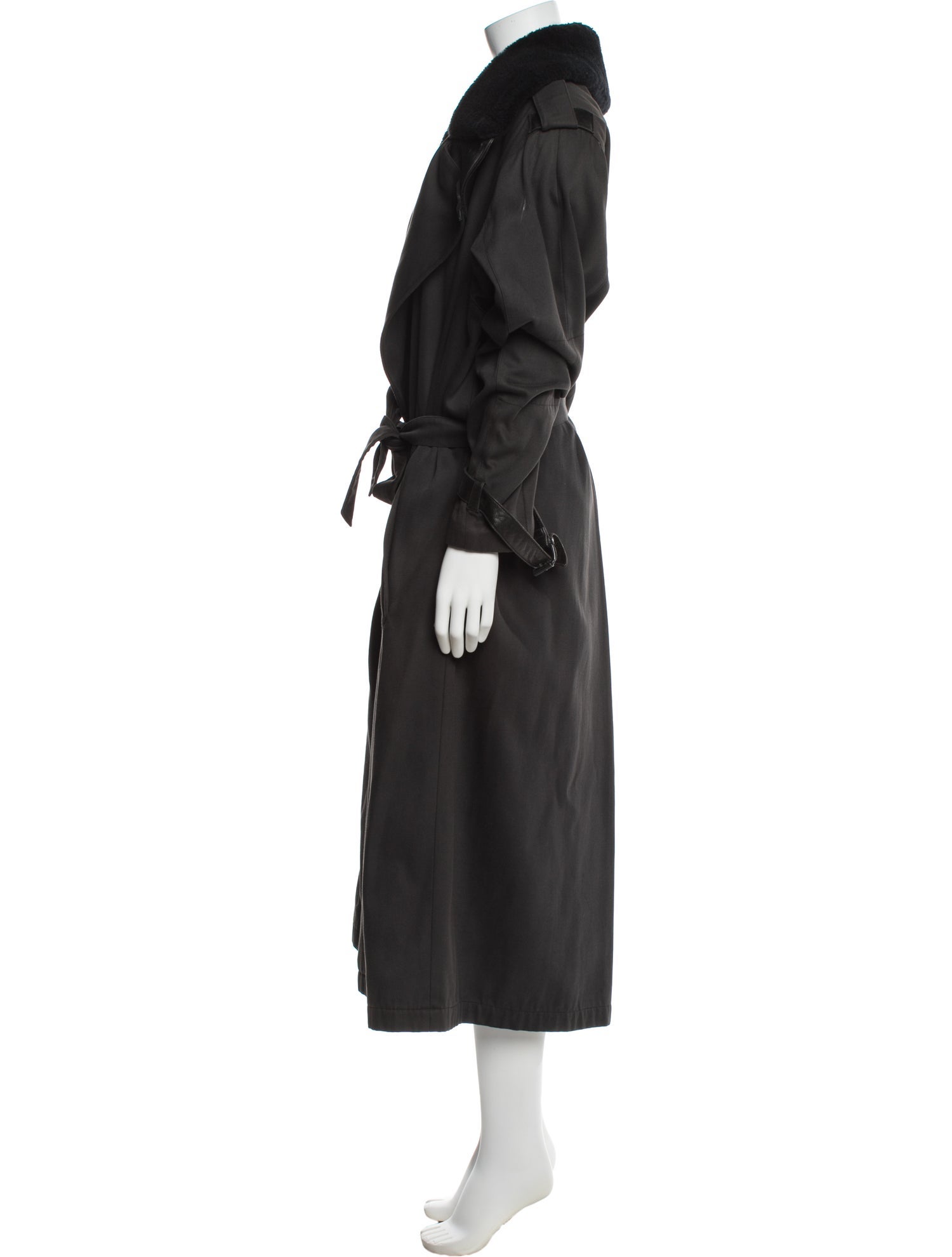 Claude Montana Vintage 1980's Trench Coat