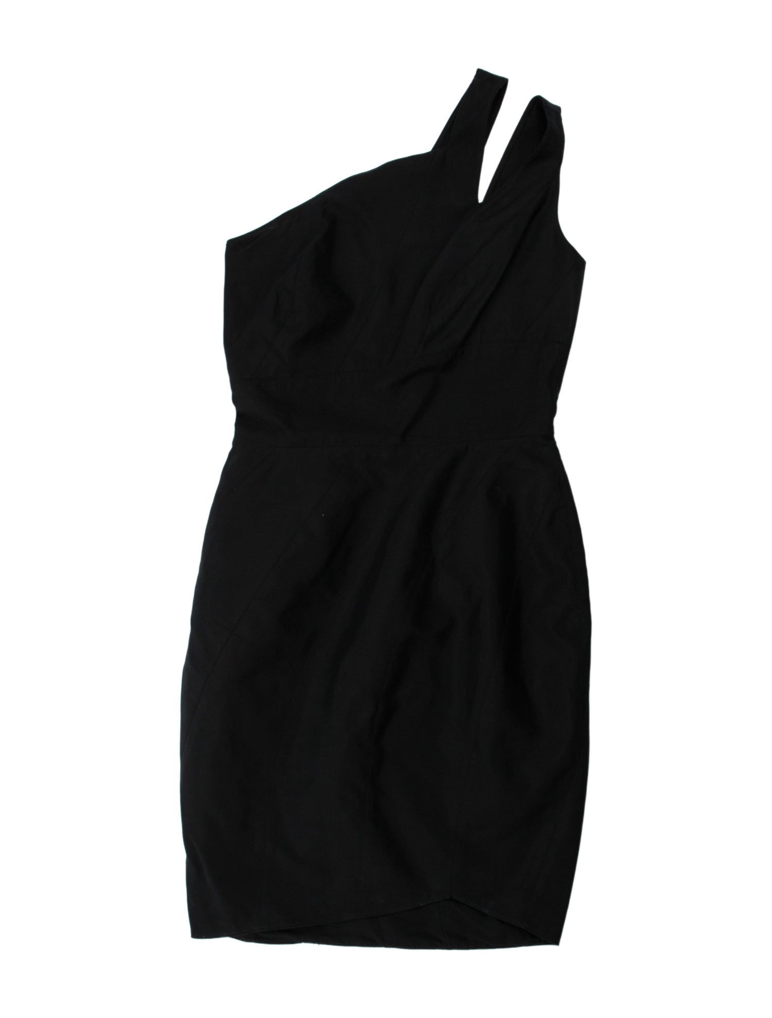 Claude Montana One-Shoulder Mini Dress