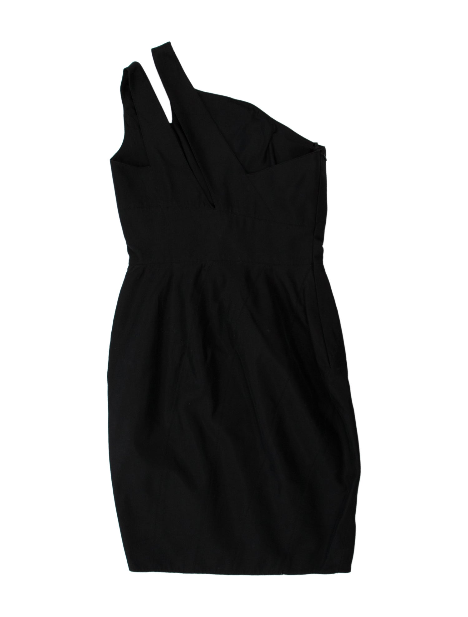 Claude Montana One-Shoulder Mini Dress