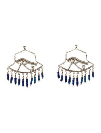 Lacob Eye Teardrops Rhinestone Earrings main image 1