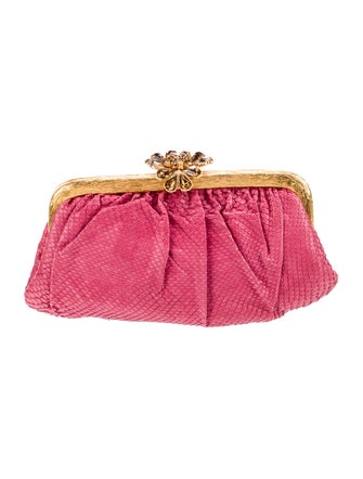 Clara Kasavina Python Evening Bag