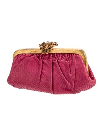 Clara Kasavina Python Evening Bag