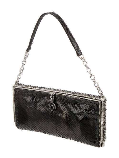 Clara Kasavina Snakeskin Top Handle Bag
