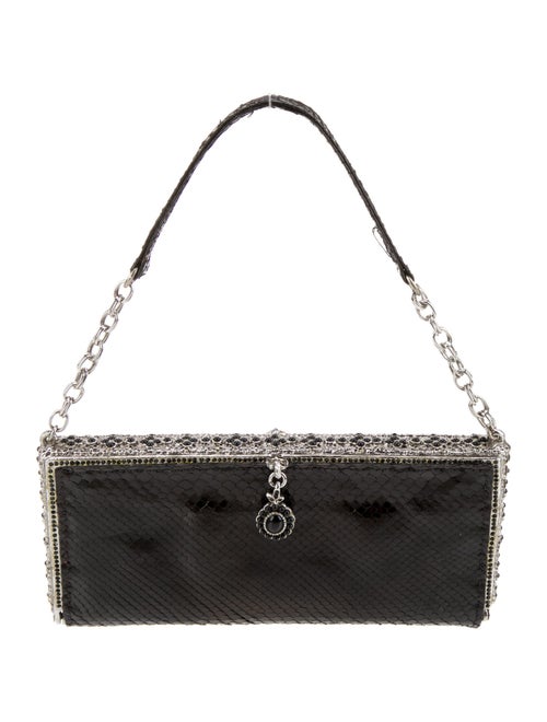 Clara Kasavina Snakeskin Top Handle Bag