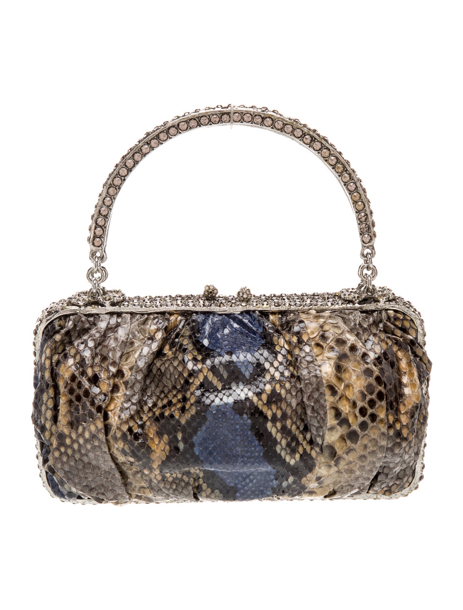Clara Kasavina Snakeskin Top Handle Bag