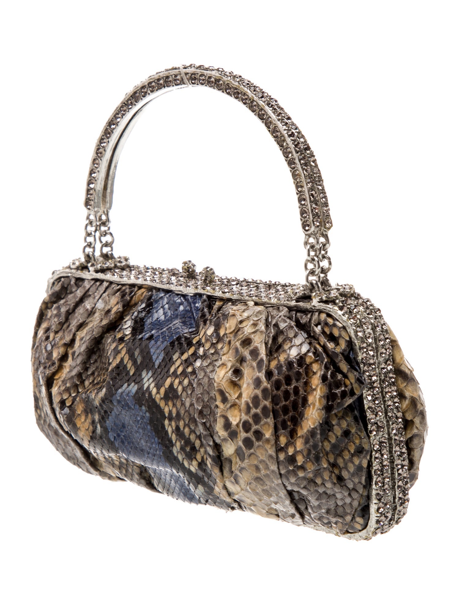 Clara Kasavina Snakeskin Top Handle Bag