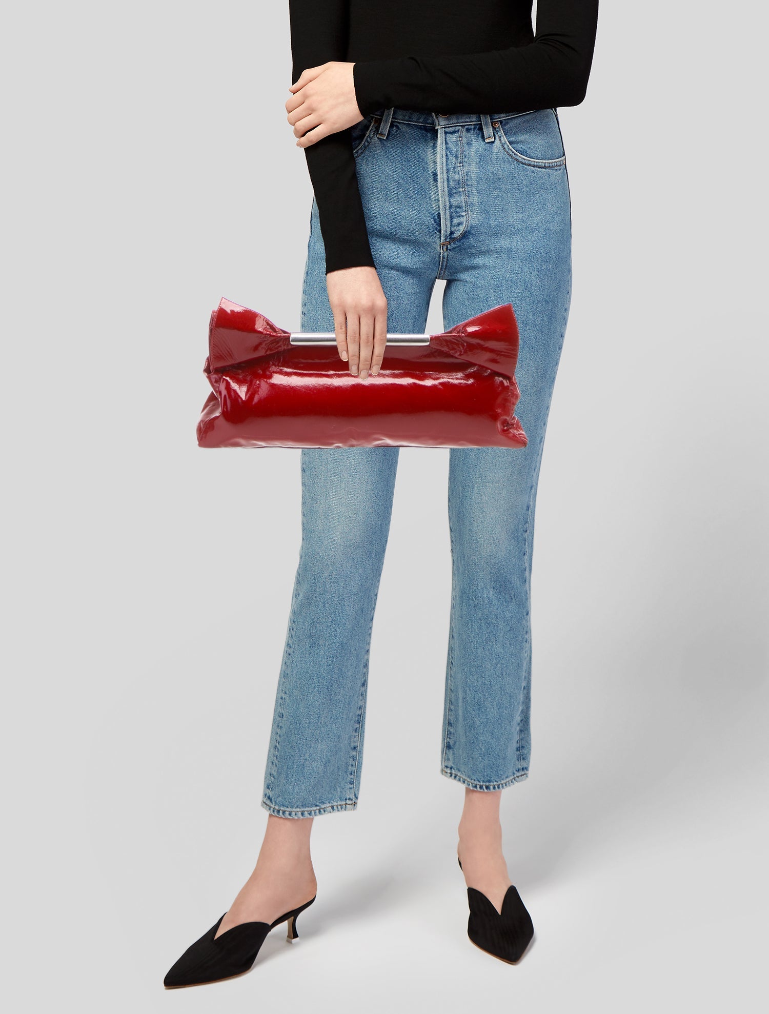 Clara Kasavina Patent Leather Clutch
