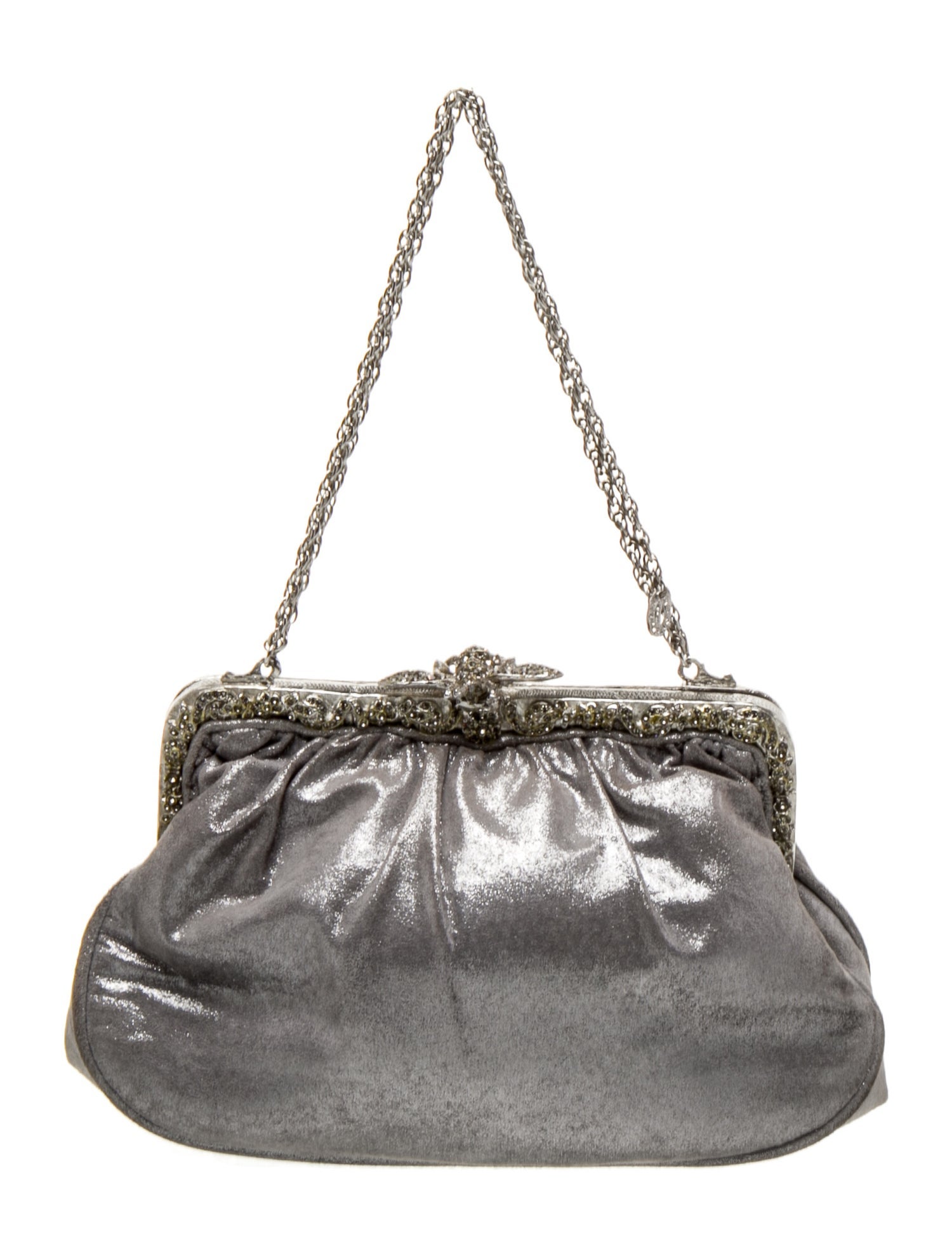 Clara Kasavina Satin Top Handle Bag