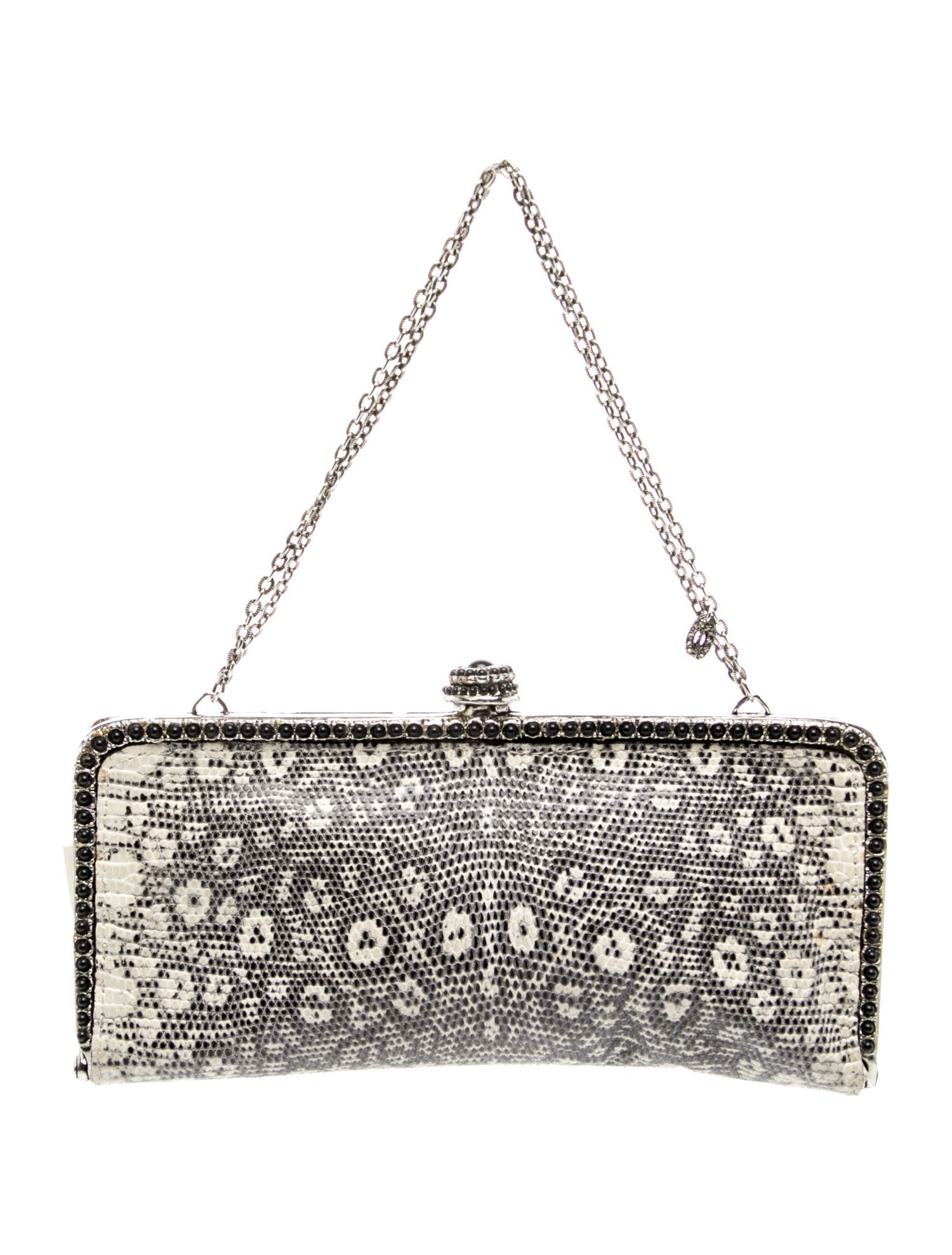 Clara Kasavina Snakeskin Clutch