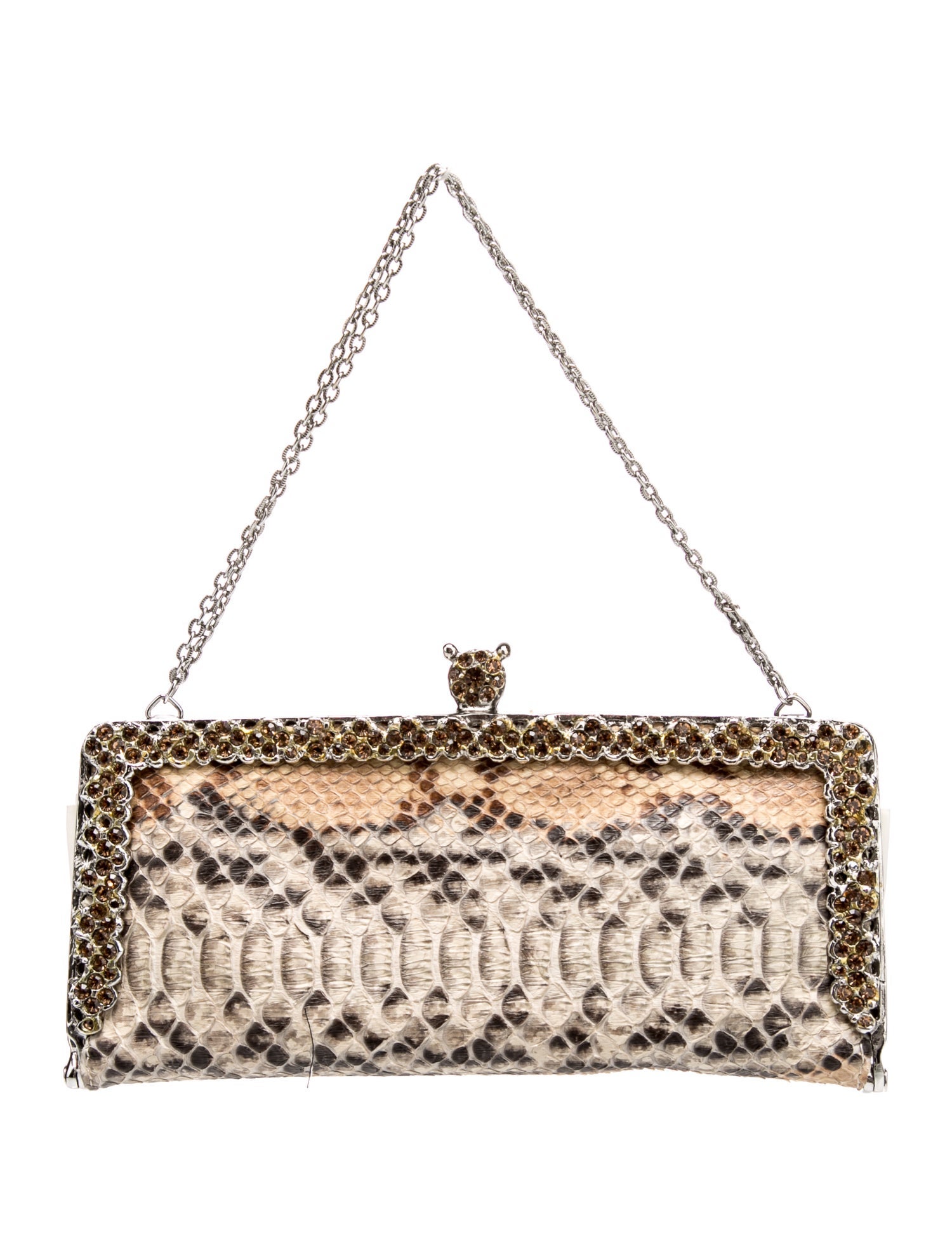 Clara Kasavina Snakeskin Evening Bag