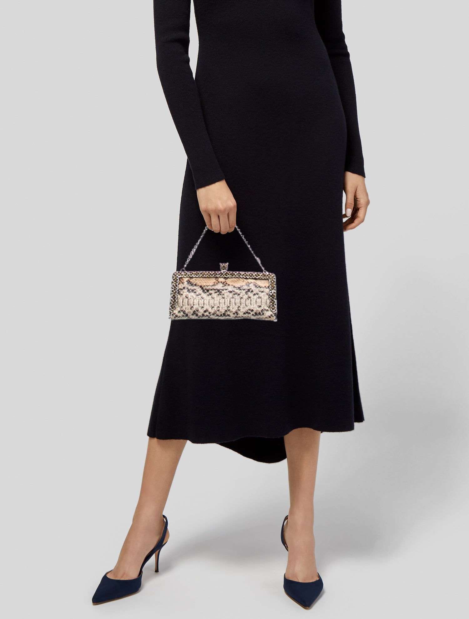 Clara Kasavina Snakeskin Evening Bag