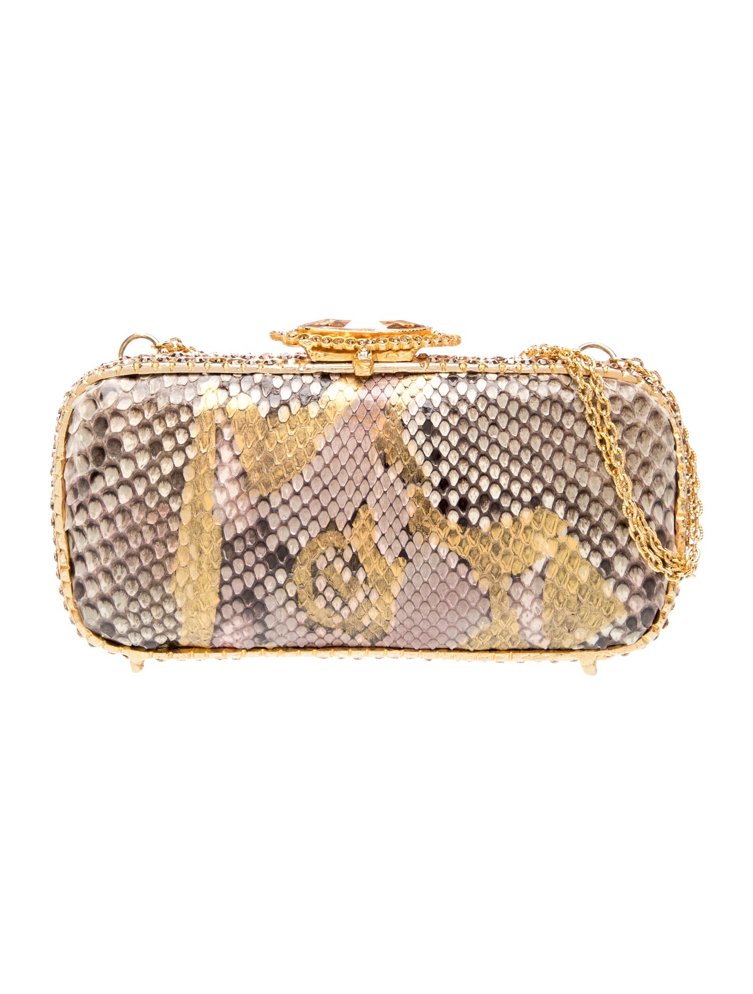 Clara Kasavina Snakeskin Minaudière Vintage