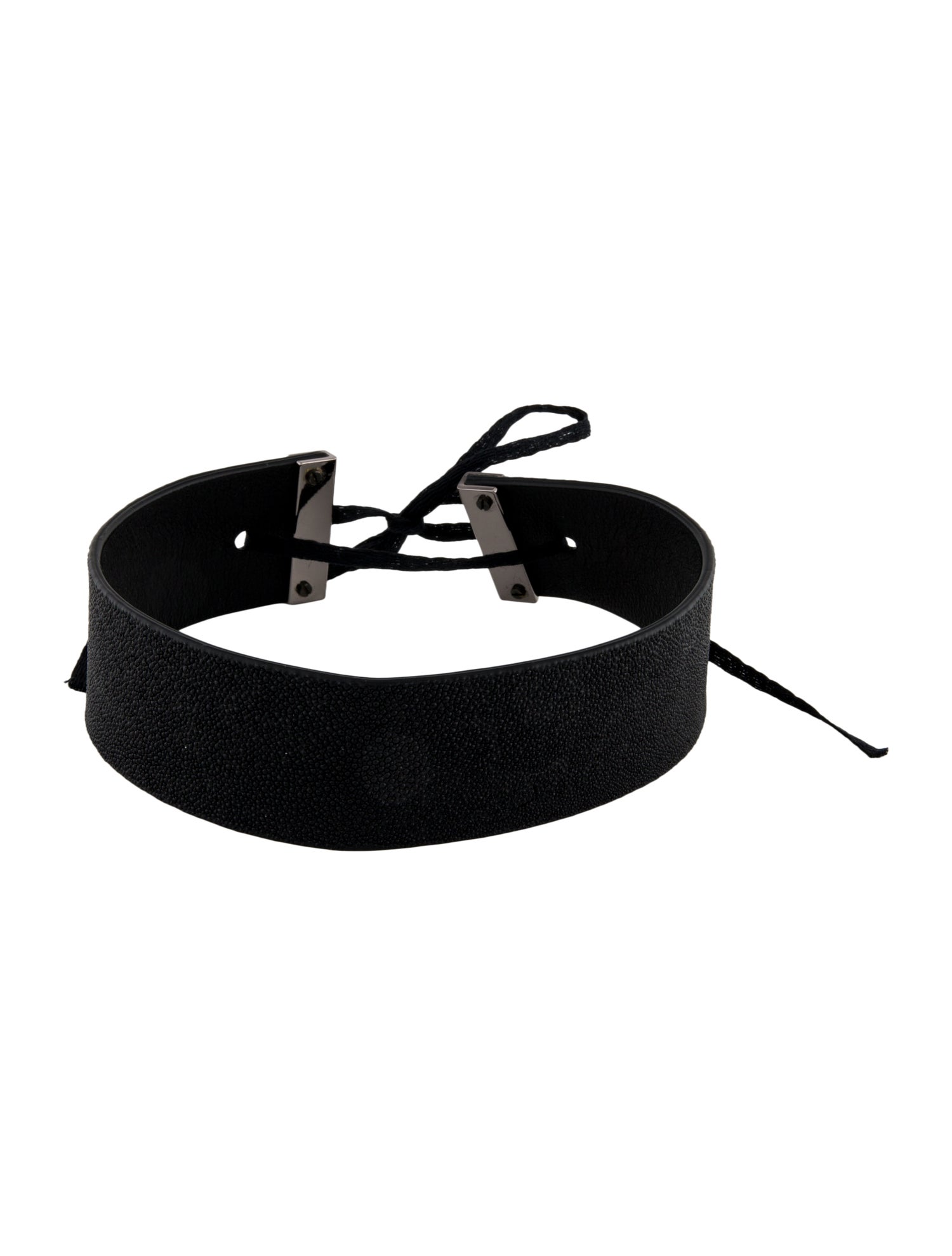 Colette Malouf Leather Choker Necklace