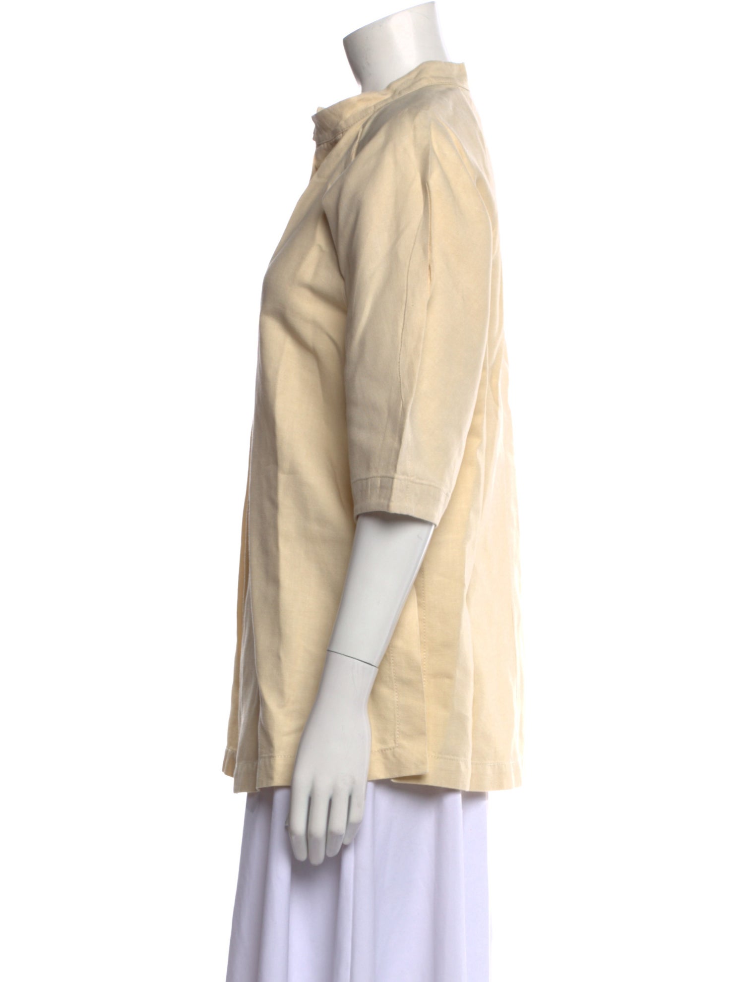 Colville Mock Neck Three-Quarter Sleeve Tunic