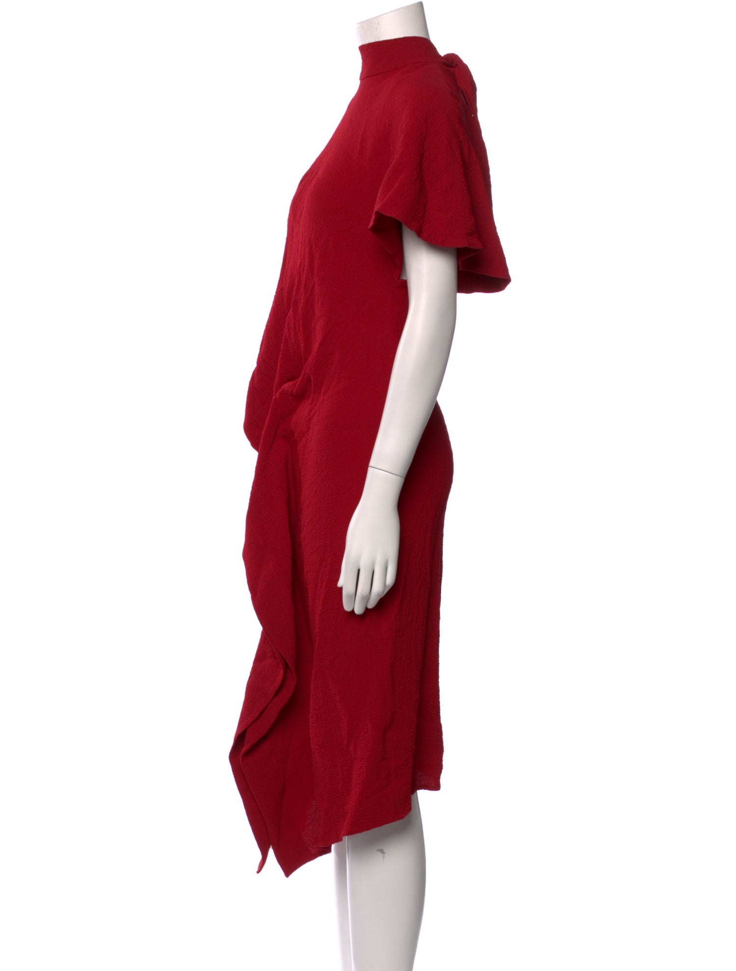 Colville Mock Neck Long Dress