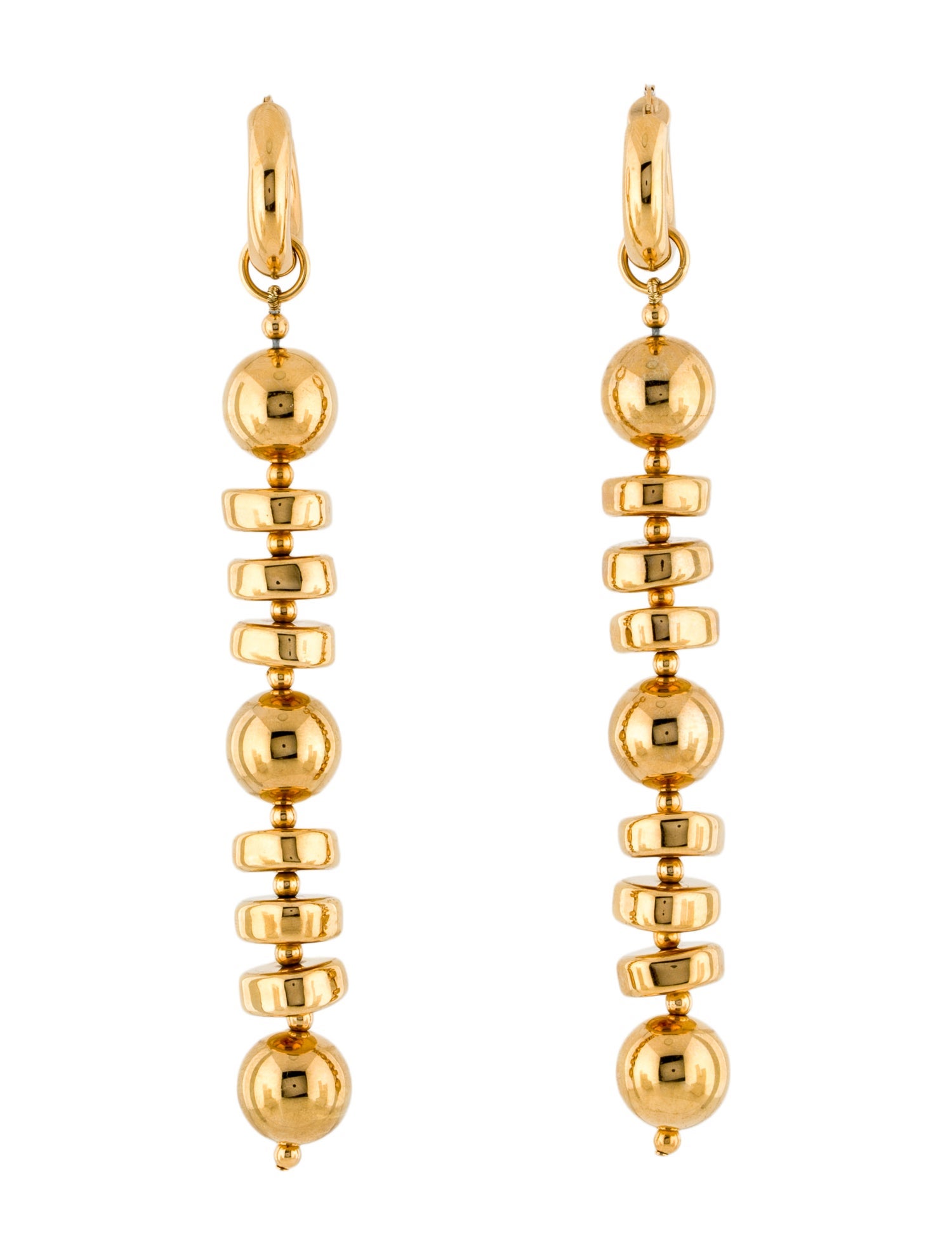 Colville Bead Drop Hoop Earrings