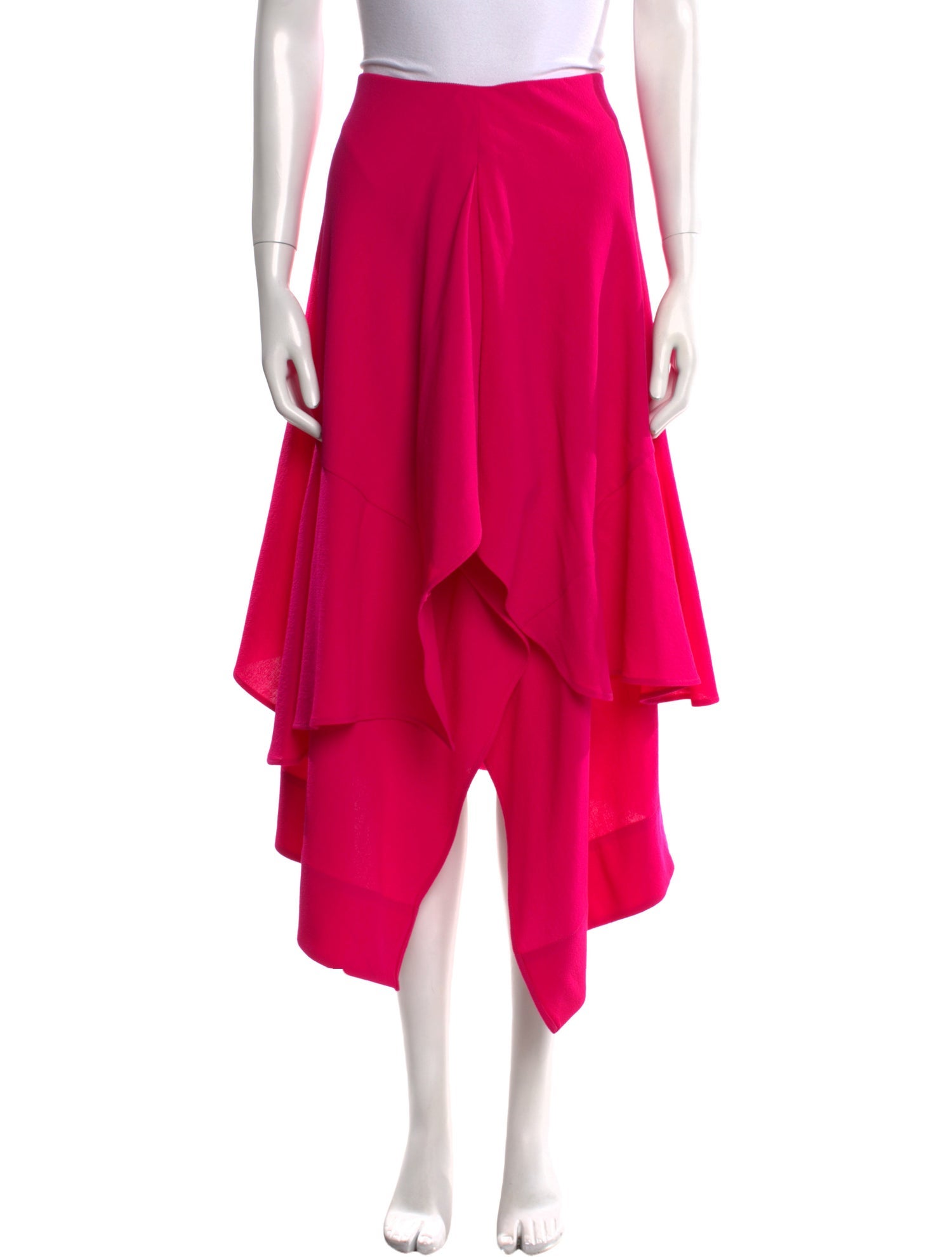 Colville Virgin Wool Midi Length Skirt