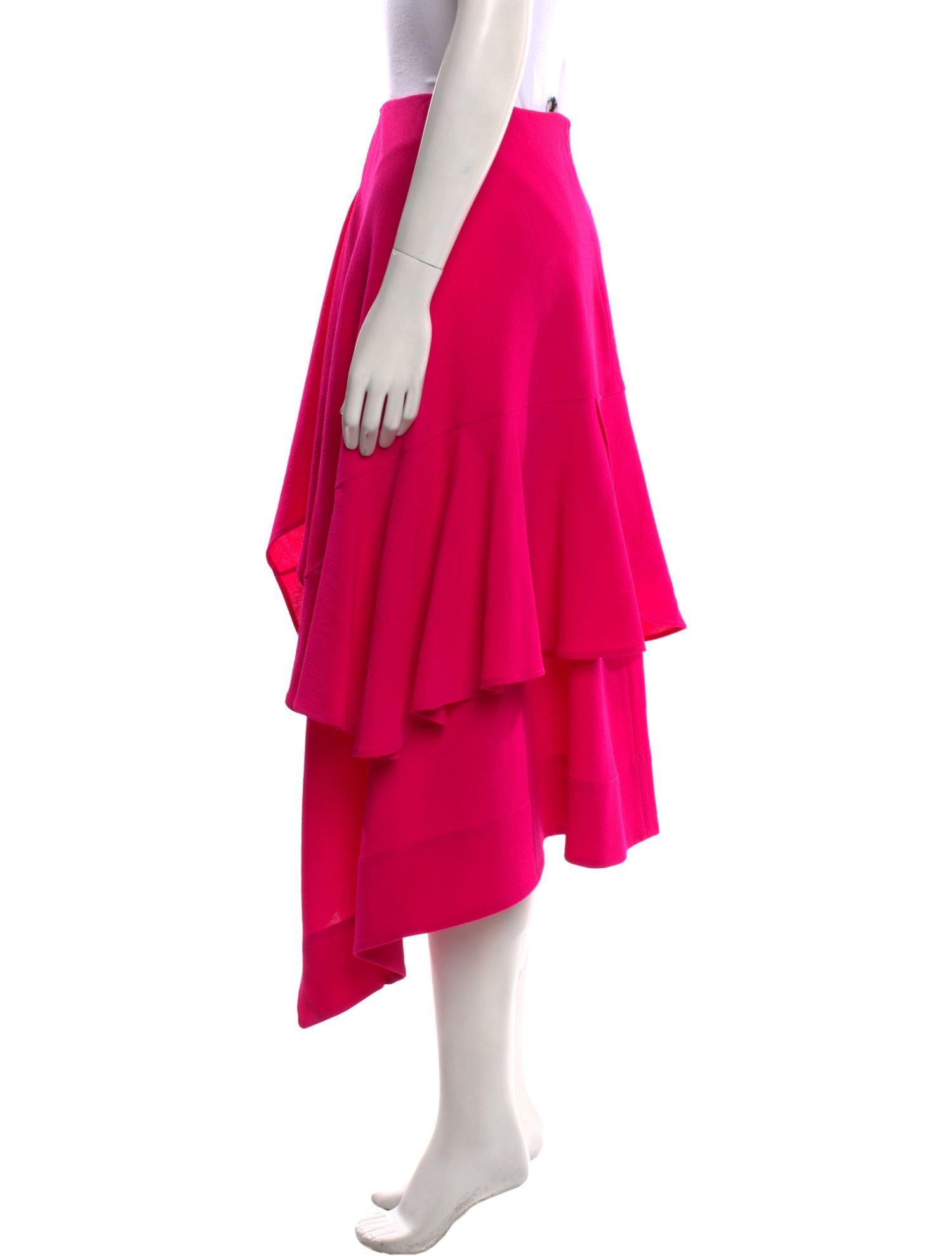 Colville Virgin Wool Midi Length Skirt