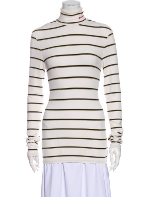 Calvin Klein 205W39Nyc Striped Turtleneck Sweater