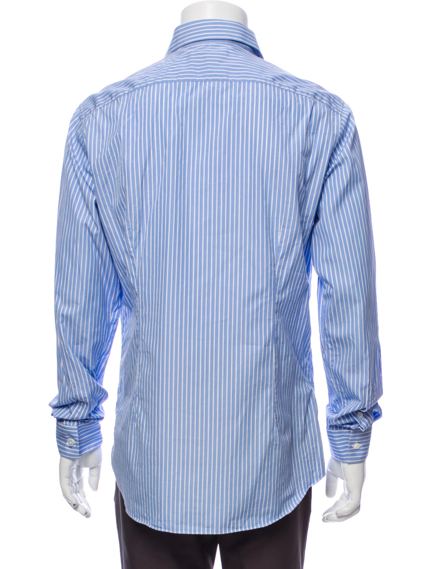calvin klein striped dress shirt