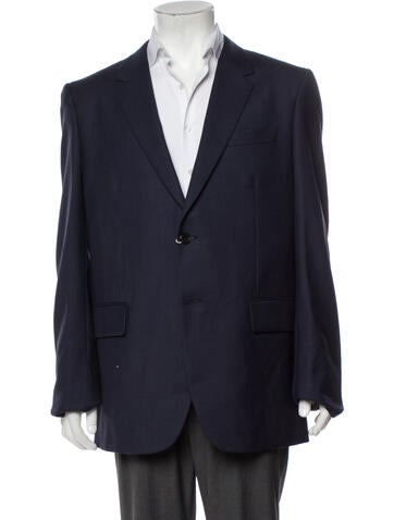 Calvin Klein 205W39Nyc Suiting Plaid Print Blazer Us42, It52 | XL