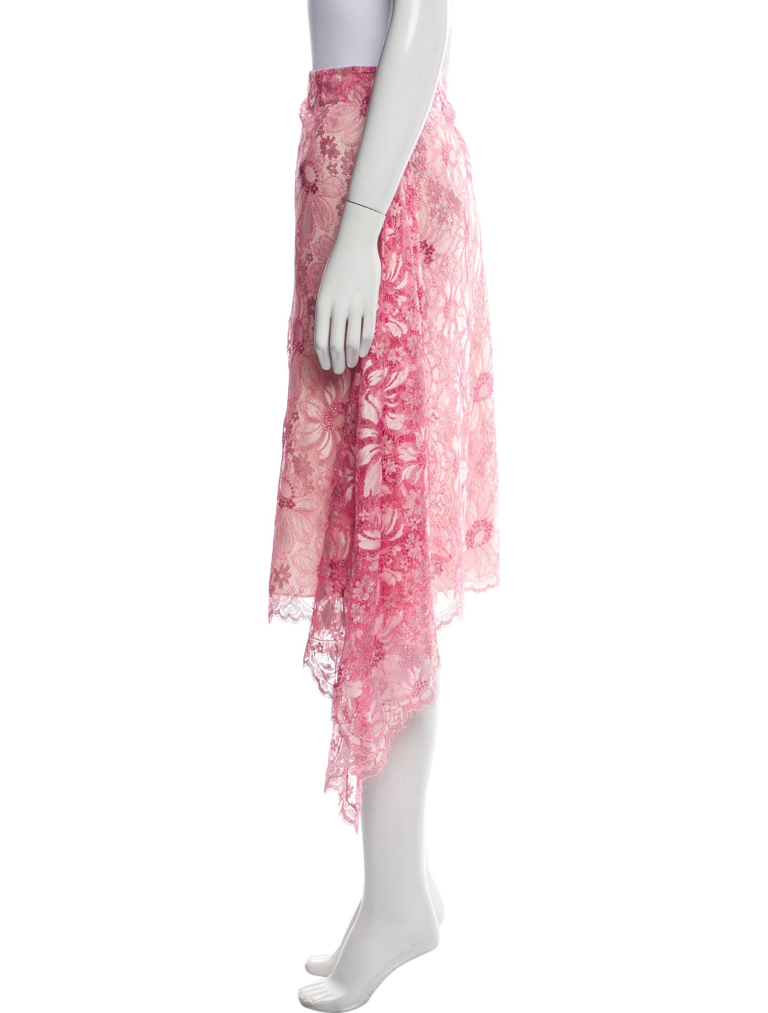 Calvin Klein 205W39NYC Floral Print Midi Length Skirt