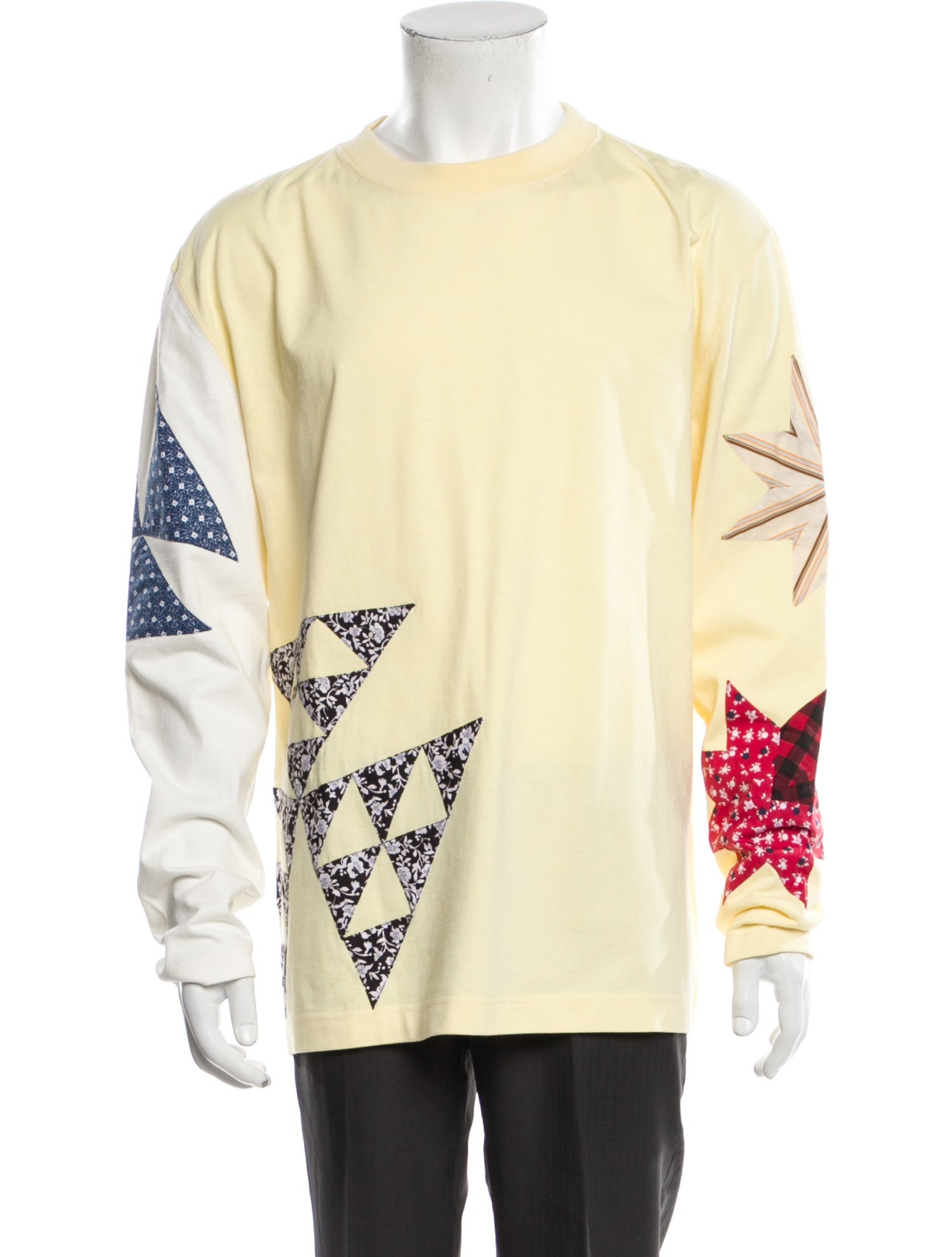 Calvin Klein 205W39NYC Graphic Print Crew Neck Sweatshirt - Yellow  Sweatshirts \u0026 Hoodies, Clothing - CLVKH31839 | The RealReal