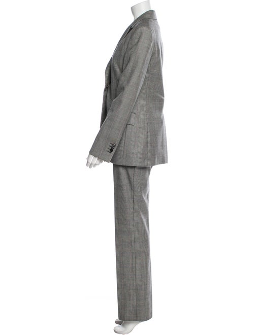 Calvin Klein 205W39NYC Wool Plaid Print Two-Piece Suit