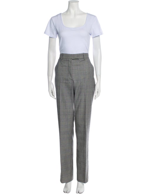 Calvin Klein 205W39NYC Wool Plaid Print Two-Piece Suit