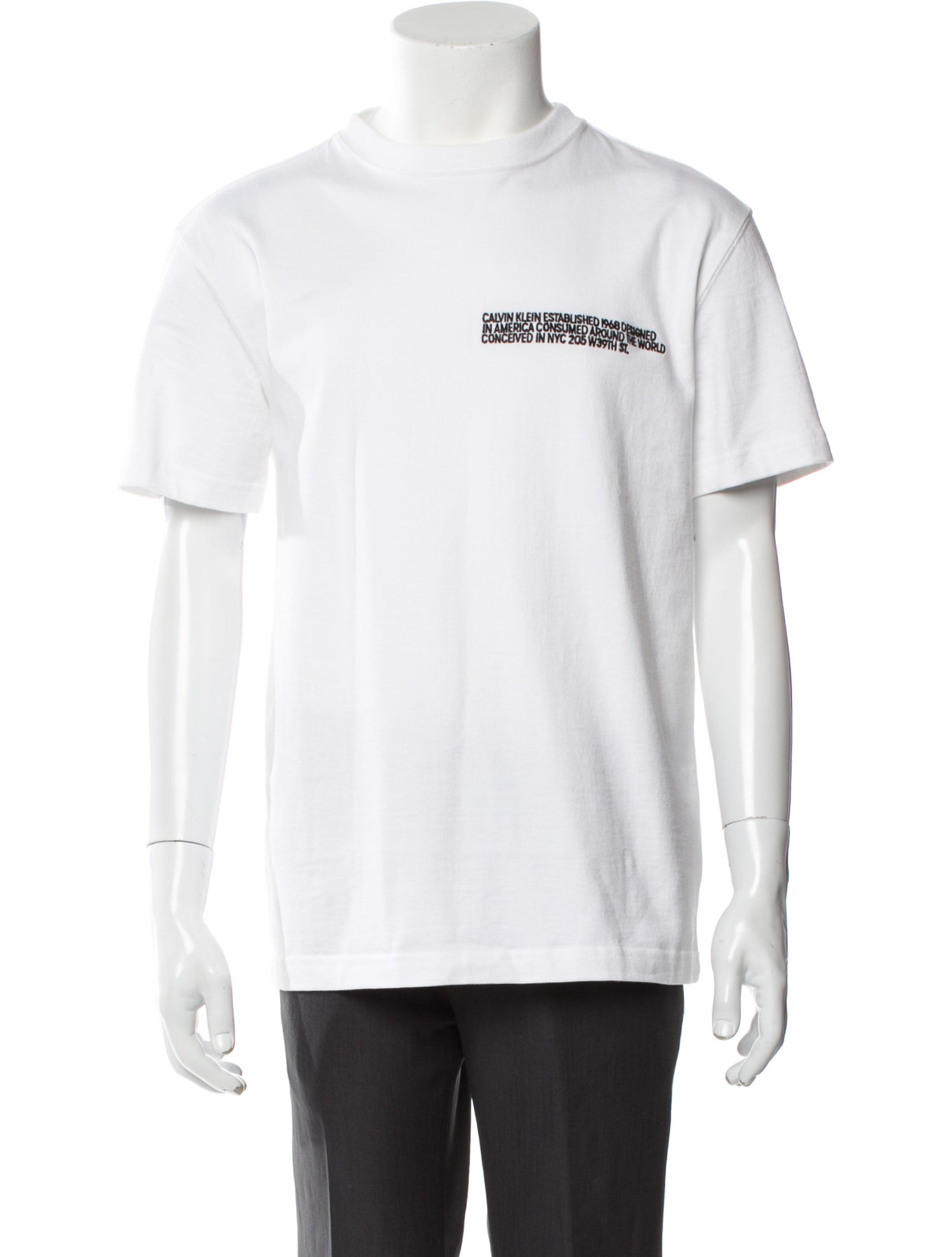 Calvin Klein 205W39NYC Graphic Print Crew Neck T-Shirt
