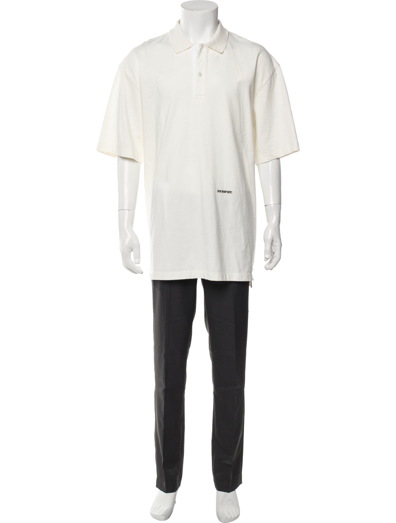 Calvin Klein 205W39NYC V-Neck Short Sleeve Polo Shirt w/ Tags