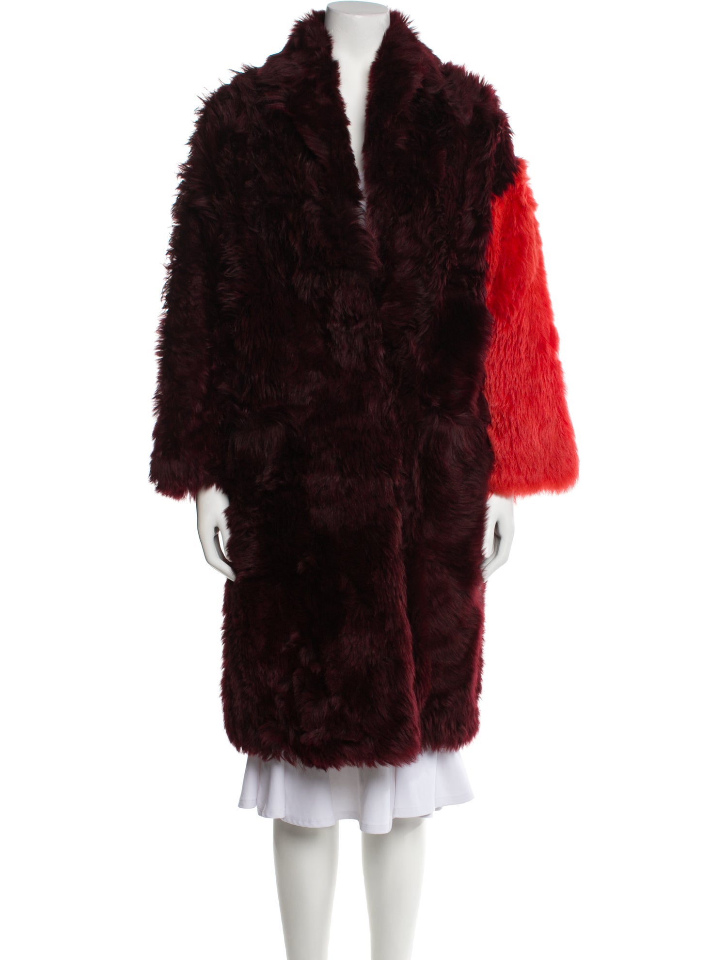 Calvin Klein 205W39NYC Fur Coat