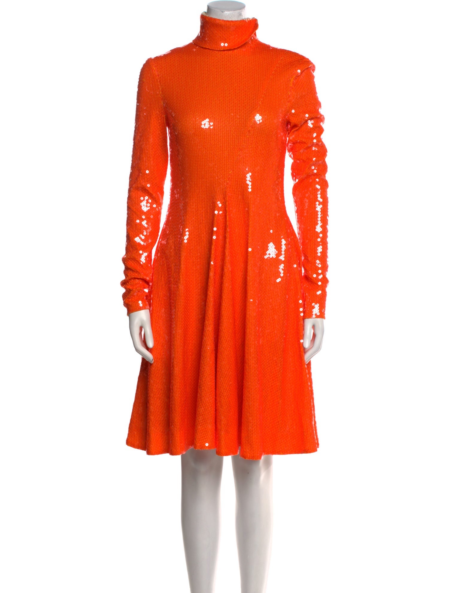 Calvin Klein 205W39NYC Turtleneck Knee-Length Dress