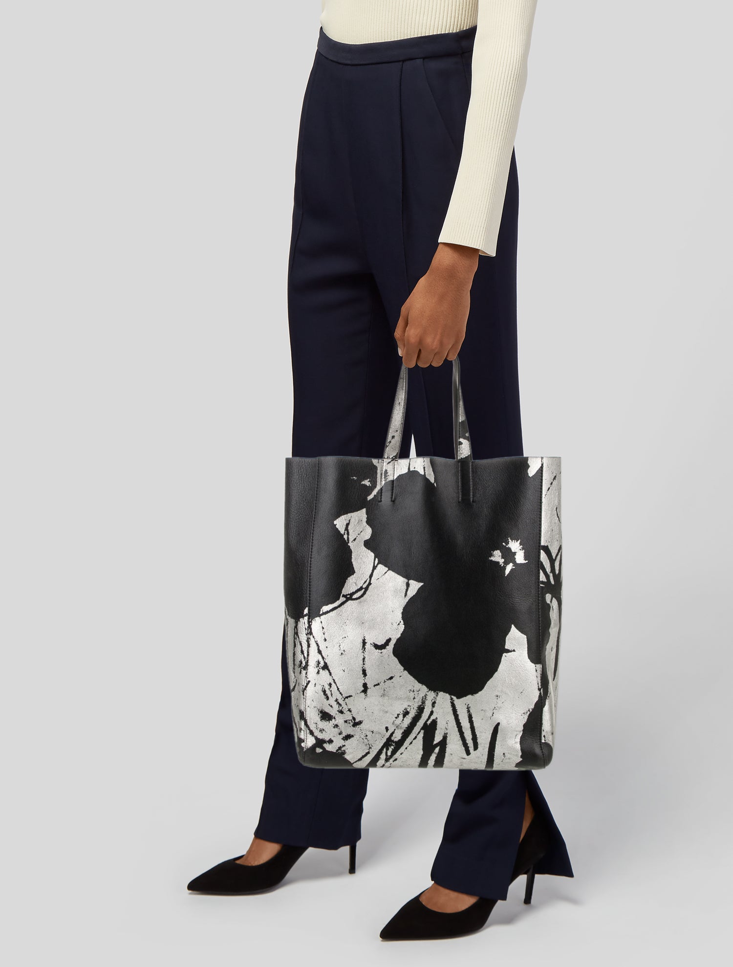 Calvin Klein x Andy Warhol Leather Tote