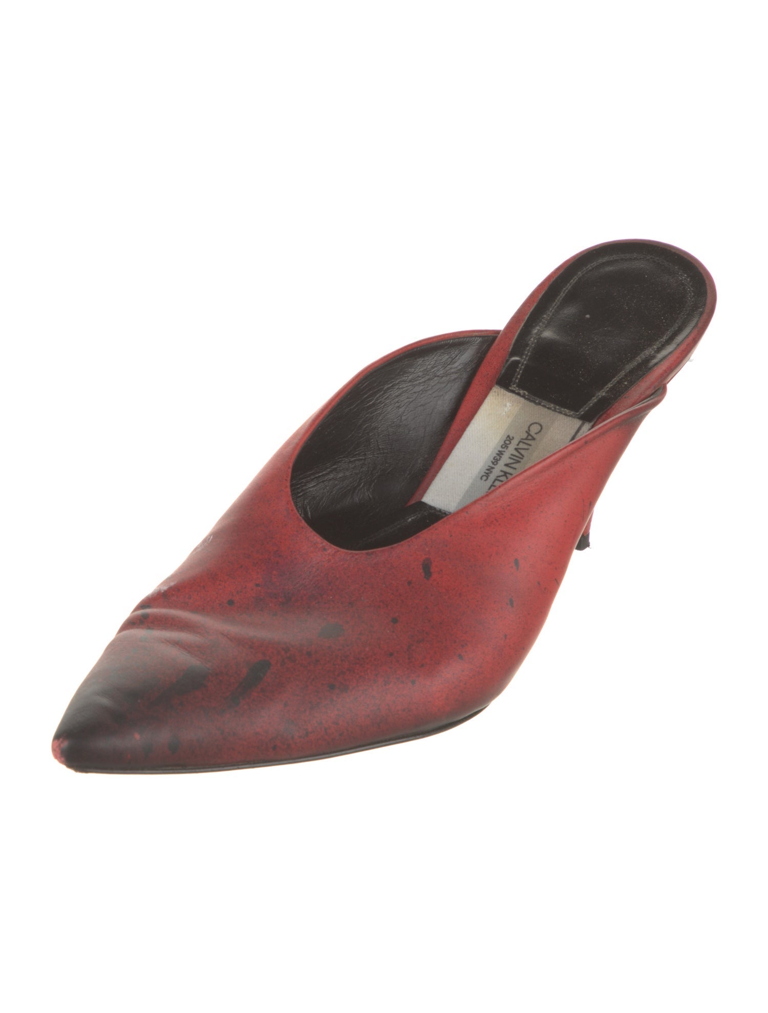 Calvin Klein 205W39NYC Leather Mules