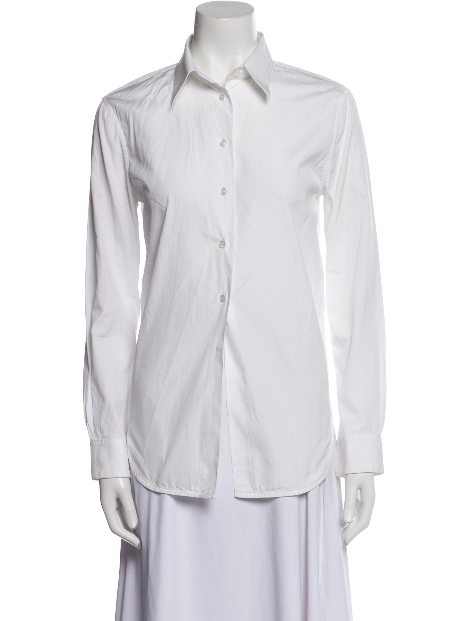 Calvin Klein 205W39NYC Long Sleeve Button-Up Top