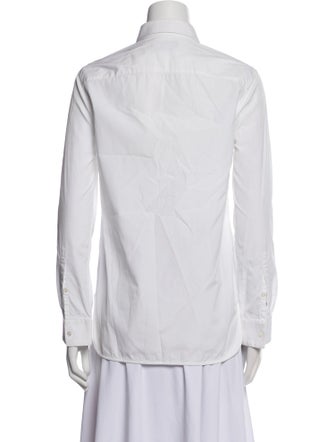 Calvin Klein 205W39NYC Long Sleeve Button-Up Top